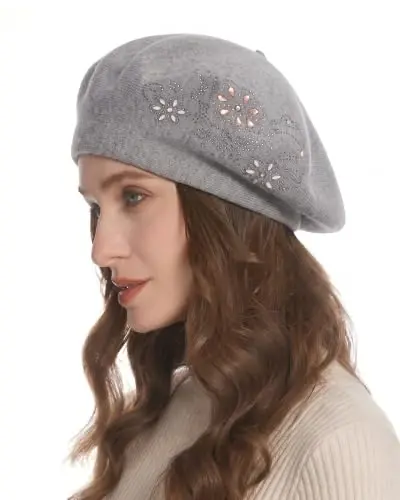 ZLYC Women French Beret Hat Reversible Knit Thickened Warm Artist Cap | Soft dense, timeless parisian vintage aesthetic, daily outfits matching, café gallery weekend stroll, autumn holiday party - 3