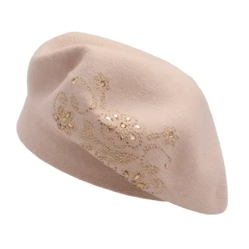 ZLYC Women French Beret Hat Reversible Knit Thickened Warm Artist Cap | Soft dense, timeless parisian vintage aesthetic, daily outfits matching, café gallery weekend stroll, autumn holiday party - 1