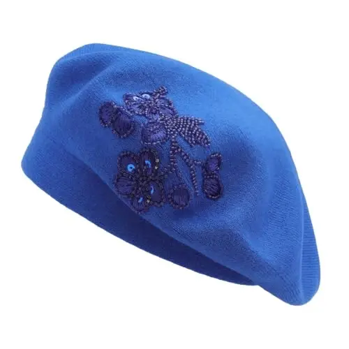ZLYC Women French Beret Hat Reversible Knit Thickened Warm Artist Cap | Soft dense, timeless parisian vintage aesthetic, daily outfits matching, café gallery weekend stroll, autumn holiday party - 1