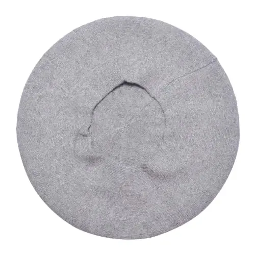 ZLYC Women French Beret Hat Reversible Solid Color Knit Warm Artist Cap | Dense soft, classic paris elegant styling, daily outfits match, city café gallery walk, vacation party photography headwear - 6