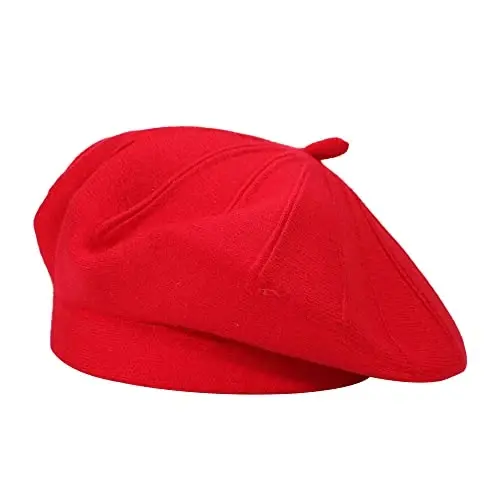 ZLYC Women French Beret Hat Reversible Solid Color Knit Warm Artist Cap | Dense soft, classic paris elegant styling, daily outfits match, city café gallery walk, vacation party photography headwear - 4