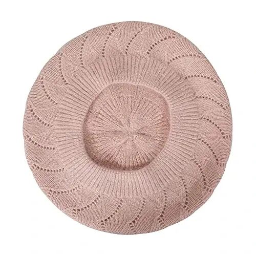 ZLYC Women French Beret Hat Reversible Solid Color Knit Warm Artist Cap | Dense soft, classic paris elegant styling, daily outfits match, city café gallery walk, vacation party photography headwear - 6