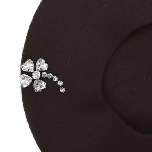 ZLYC Women French Beret Hat Reversible Solid Color Mosaic Warm Artist Cap | Soft cozy, parisian vintage chic aesthetic, office blazer daily styling, café travel photo shoot, festival retro party - 4