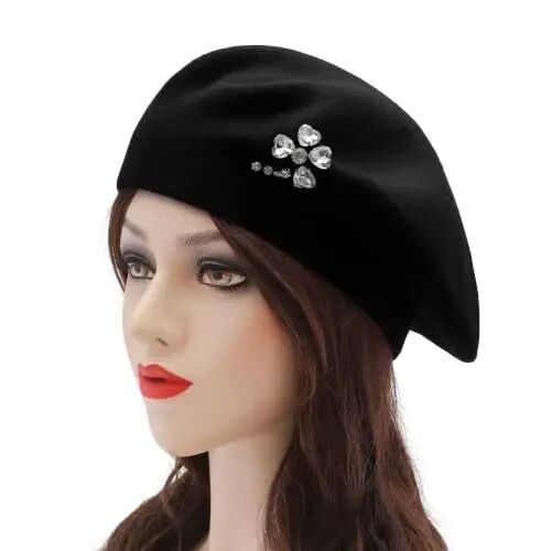 ZLYC Women French Beret Hat Reversible Solid Color Mosaic Warm Artist Cap | Soft cozy, parisian vintage chic aesthetic, office blazer daily styling, café travel photo shoot, festival retro party - ZLYC (1)