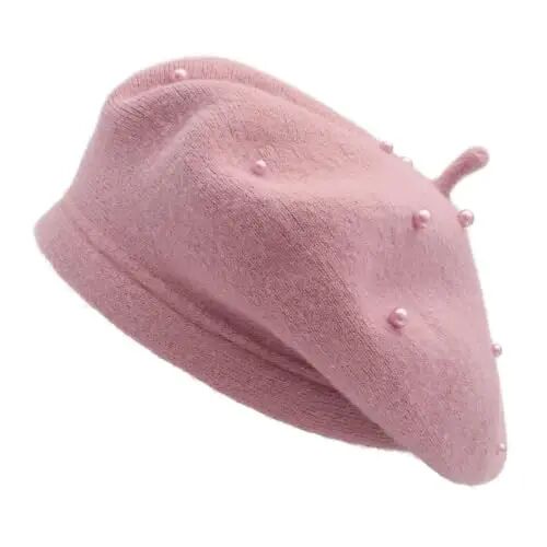 ZLYC Women French Beret Hat Winter Knitted Stretchable Beret Artist Cap | classic artist beret,soft stretch fit,city travel photo shoot, festival vintage party artist costume,daily matching - 1