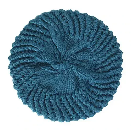 ZLYC Women Wool French Beret Hat for Women Winter Knitted Berets Artist Cap - 4