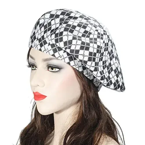ZLYC Womens French Beret Hat Reversible Knitted Thickened Warm Cap for Ladies Girls - 2