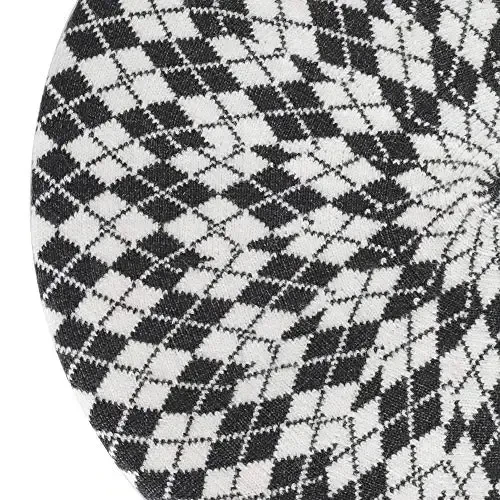 ZLYC Womens French Beret Hat Reversible Knitted Thickened Warm Cap for Ladies Girls - 7