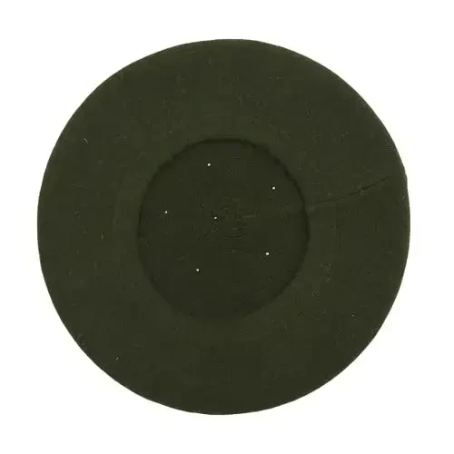 ZLYC Womens French Beret Hat Reversible Knitted Thickened Warm Cap for Ladies Girls - 6