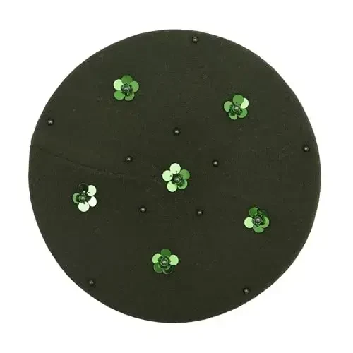 ZLYC Womens French Beret Hat Reversible Knitted Thickened Warm Cap for Ladies Girls - ZLYC