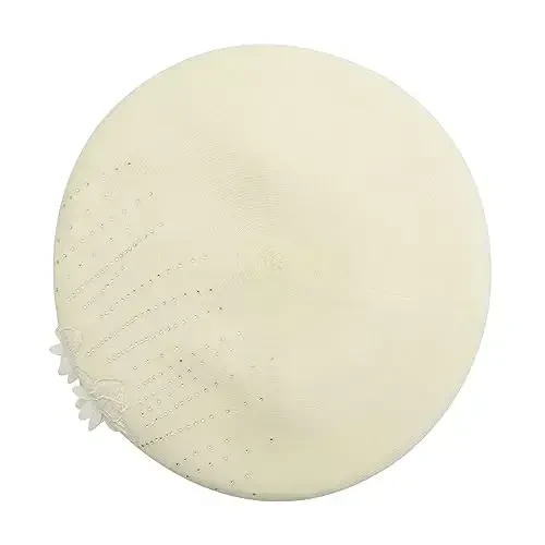 ZLYC Womens French Beret hat, Reversible Solid Color CasModazoneere Mosaic Warm Beret Cap for Girls - 5