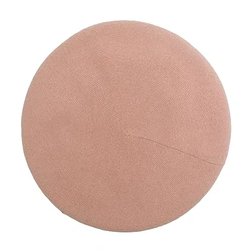 ZLYC Womens French Beret hat, Reversible Solid Color CasModazoneere Mosaic Warm Beret Cap for Girls - 5