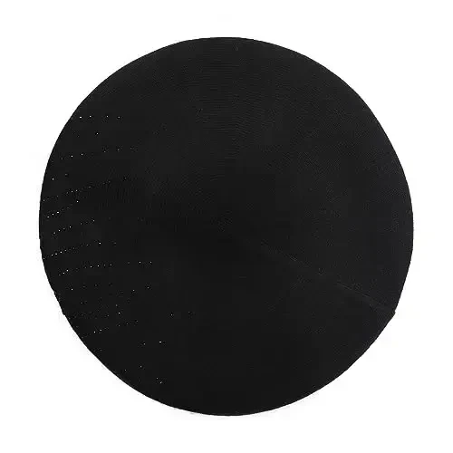 ZLYC Womens French Beret hat, Reversible Solid Color Mosaic Warm Beret Cap for Girls - 6