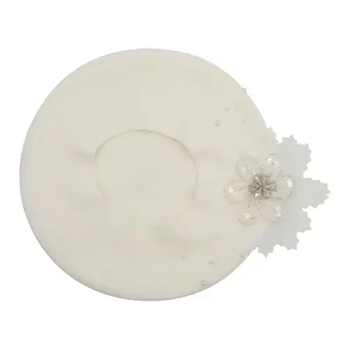 ZLYC Womens French Beret hat, Reversible Solid Color CasModazoneere Mosaic Warm Beret Cap for Girls - 4