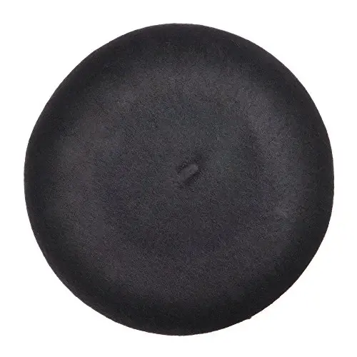 ZLYC Wool French Beret Hat Solid Color Beret Cap for Women Girls - 11