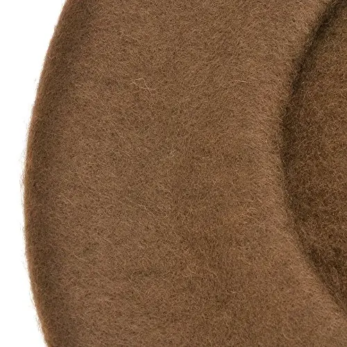 ZLYC Wool French Beret Hat Solid Color Beret Cap for Women Girls - 6