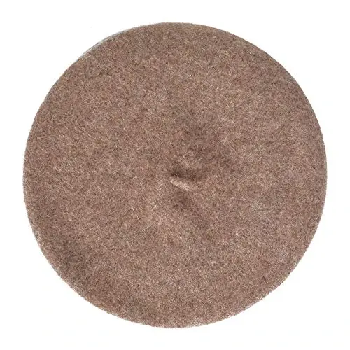 ZLYC Wool French Beret Hat Solid Color Beret Cap for Women Girls - 4