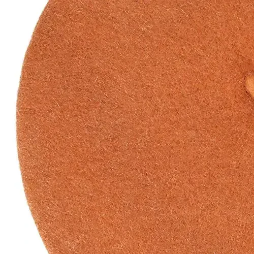 ZLYC Wool French Beret Hat Solid Color Beret Cap for Women Girls - 6