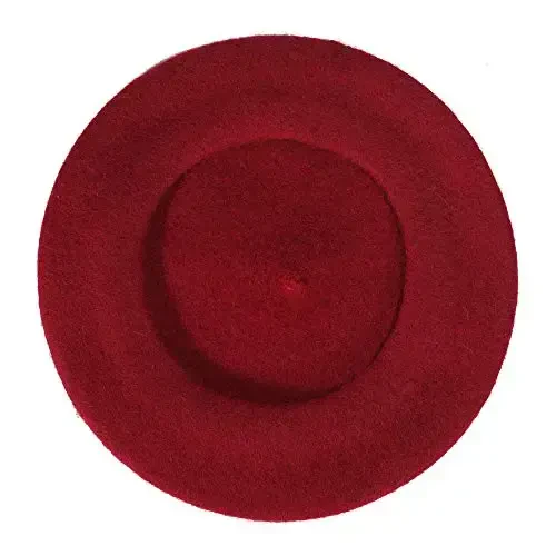 ZLYC Wool French Beret Hat Solid Color Beret Cap for Women Girls - 5