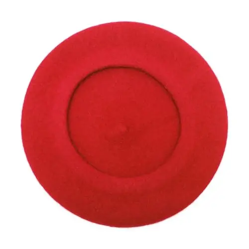 ZLYC Wool French Beret Hat Solid Color Beret Cap for Women Girls - 4