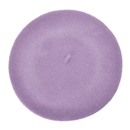 ZLYC Wool French Beret Hat Solid Color Beret Cap for Women Girls - 5