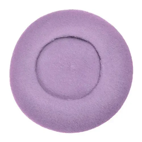 ZLYC Wool French Beret Hat Solid Color Beret Cap for Women Girls - 6