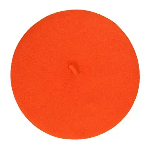 ZLYC Wool French Beret Hat Solid Color Beret Cap for Women Girls - 4