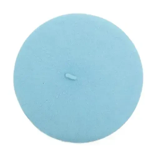 ZLYC Wool French Beret Hat Solid Color Beret Cap for Women Girls - 4