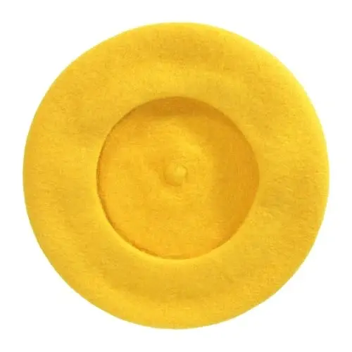 ZLYC Wool French Beret Hat Solid Color Beret Cap for Women Girls 