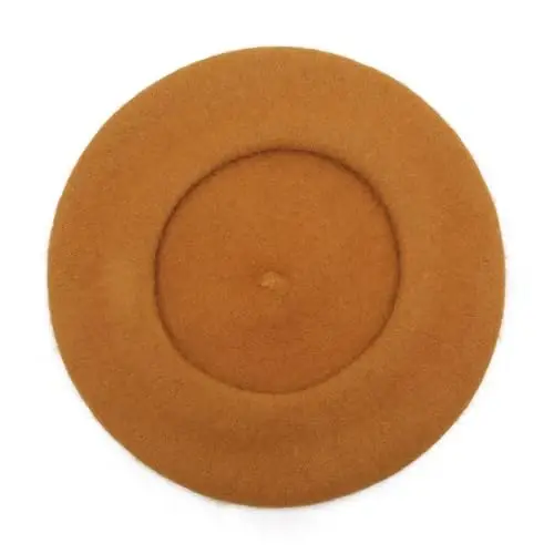 ZLYC Wool French Beret Hat Solid Color Beret Cap for Women Girls - 4