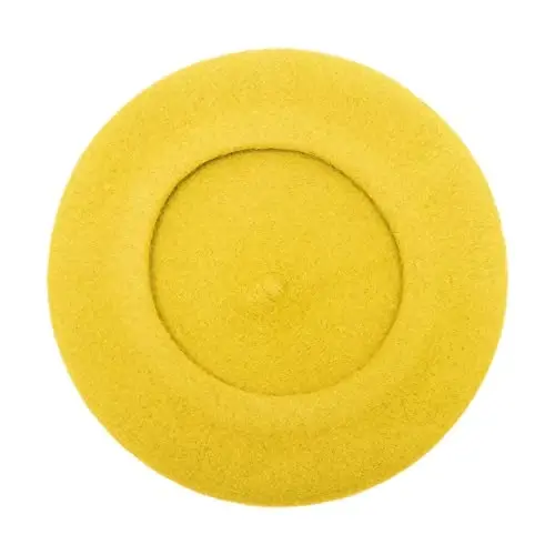 ZLYC Wool French Beret Hat Solid Color Beret Cap for Women Girls - 5