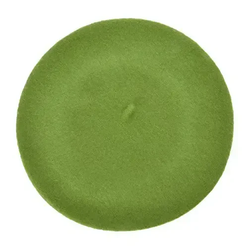 ZLYC Wool French Beret Hat Solid Color Beret Cap for Women Girls - 5