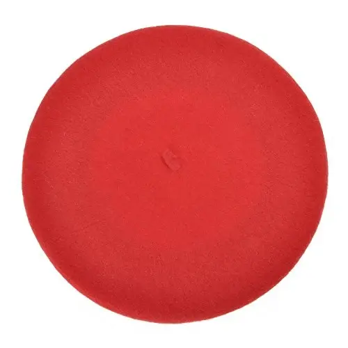ZLYC Wool French Beret Hat Solid Color Beret Cap for Women Girls - 4