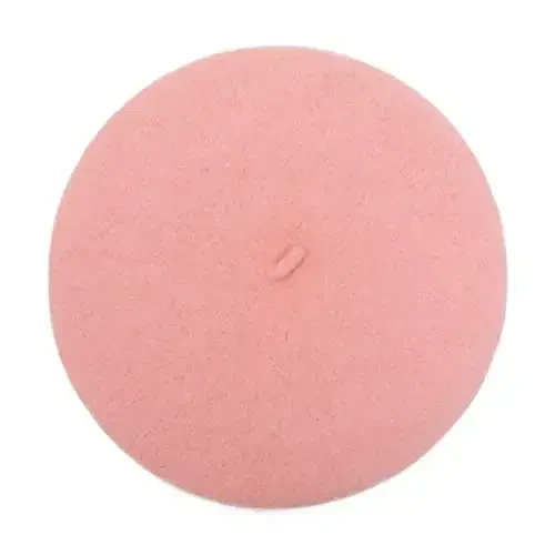 ZLYC Wool French Beret Hat Solid Color Beret Cap for Women Girls - 4