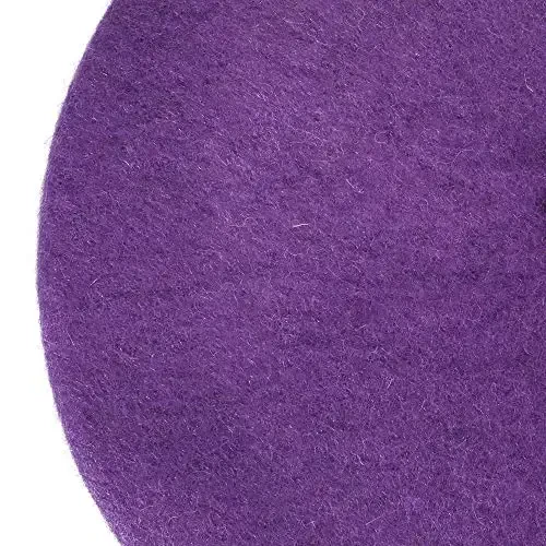 ZLYC Wool French Beret Hat Solid Color Beret Cap for Women Girls - 6
