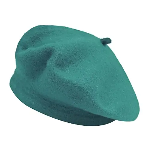 ZLYC Wool French Beret Hat Solid Color Beret Cap for Women Girls - ZLYC