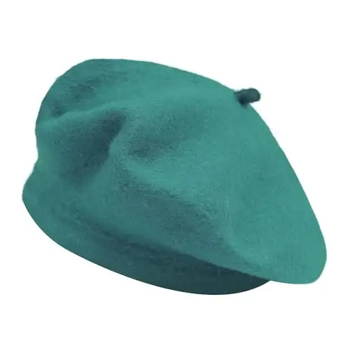 ZLYC Wool French Beret Hat Solid Color Beret Cap for Women Girls - ZLYC