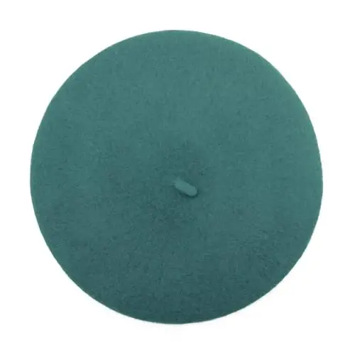 ZLYC Wool French Beret Hat Solid Color Beret Cap for Women Girls - 5