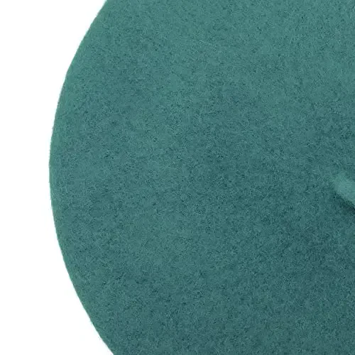 ZLYC Wool French Beret Hat Solid Color Beret Cap for Women Girls - 6