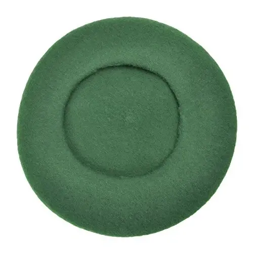ZLYC Wool French Beret Hat Solid Color Beret Cap for Women Girls - 6