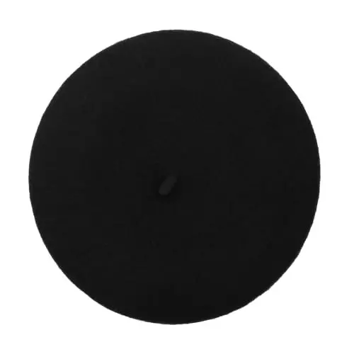 ZLYC Wool French Beret Hat Solid Color Classic Artist Cap for Women | soft warm,Parisian café daily styling, office blazer workwear, city travel photo shoot,festival vintage party artist costume - 6