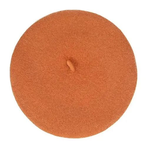 ZLYC Wool French Beret Hat Solid Color Beret Cap for Women Girls - 4