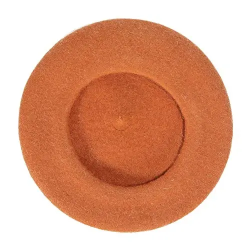 ZLYC Wool French Beret Hat Solid Color Beret Cap for Women Girls - 5