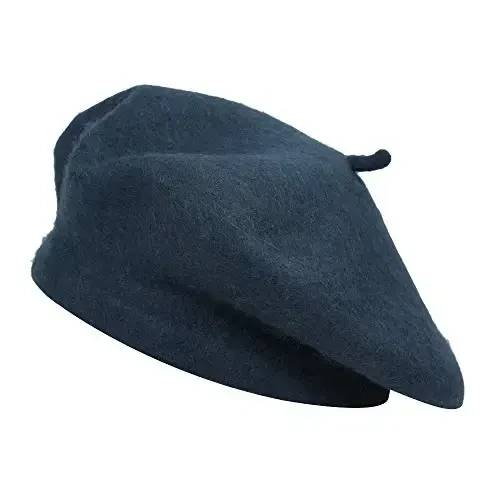 ZLYC Wool French Beret Hat Solid Color Beret Cap for Women Girls - ZLYC