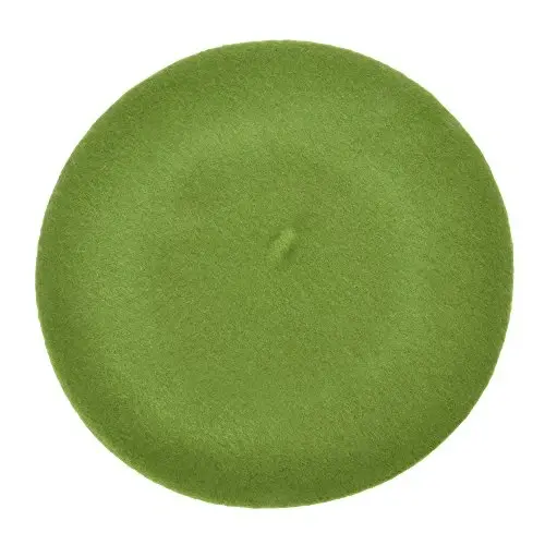 ZLYC Wool French Beret Hat Solid Color Beret Cap for Women Girls - 5