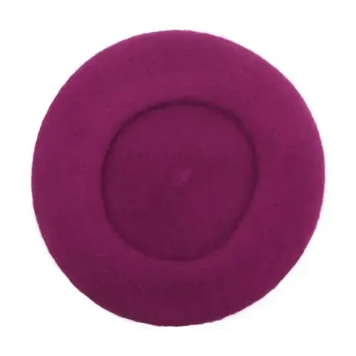 ZLYC Wool French Beret Hat Solid Color Beret Cap for Women Girls - 5