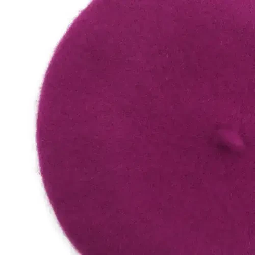 ZLYC Wool French Beret Hat Solid Color Beret Cap for Women Girls - 6