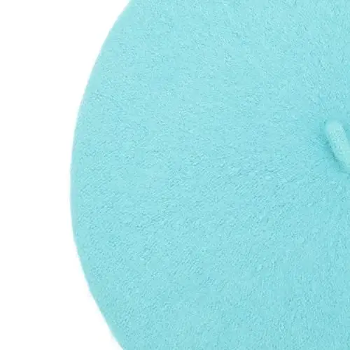 ZLYC Wool French Beret Hat Solid Color Beret Cap for Women Girls - 6