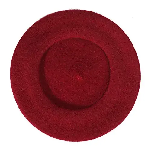 ZLYC Wool French Beret Hat Solid Color Beret Cap for Women Girls - 5