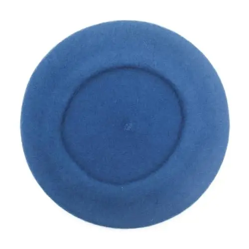 ZLYC Wool French Beret Hat Solid Color Beret Cap for Women Girls 